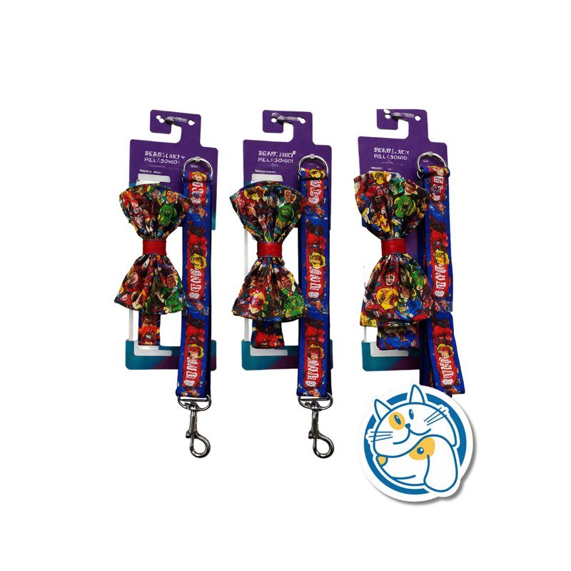 COLLAR MOÑO Y CORREA M MARVEL