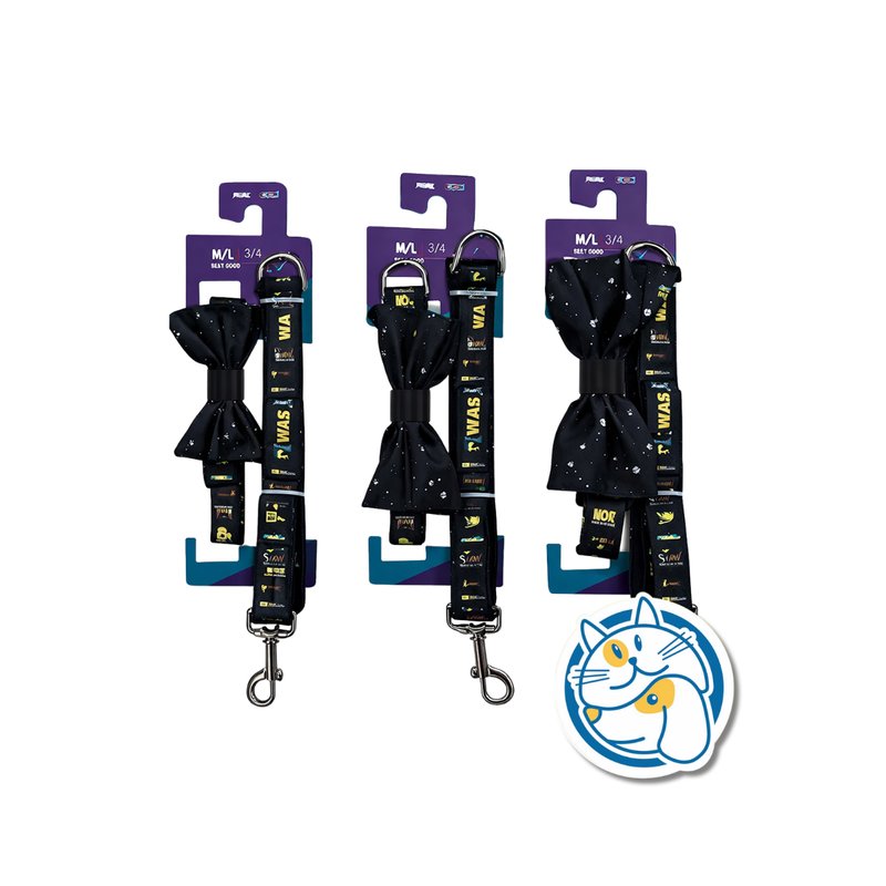 COLLAR MOÑO Y CORREA L STAR WARS