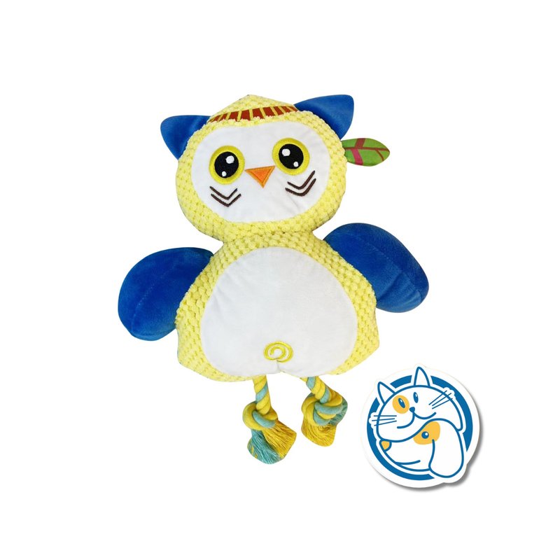 BUHO SALVAJE TELA 35X30CM 25563