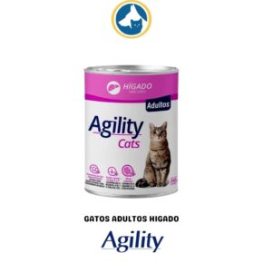 Lata Agility Gatos Ad. Higado. 340gr