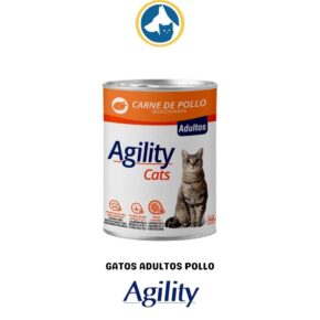 Lata Agility Gatos Ad. Pollo. 340gr