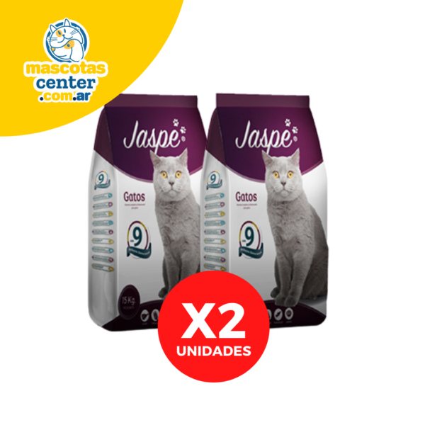 Jaspe Gatos 10KG COMBO X2