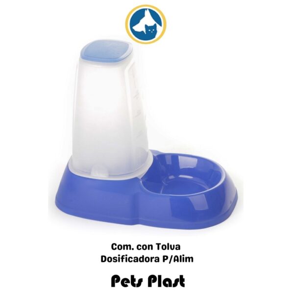 17 Comedero c/ Tolva Dosificadora p/ Alimento. (PET PLAS)