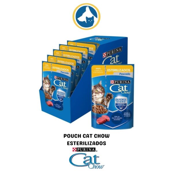 Pouch Cat Chow Esterilizados.
