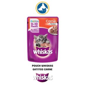 Pouch Whiskas Gatitos s/ Carne.
