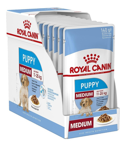 Royal Canin Pouch Medium Puppy. 140gr