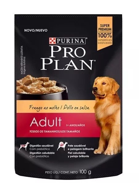 Pouch Pro Plan Dog Pollo.