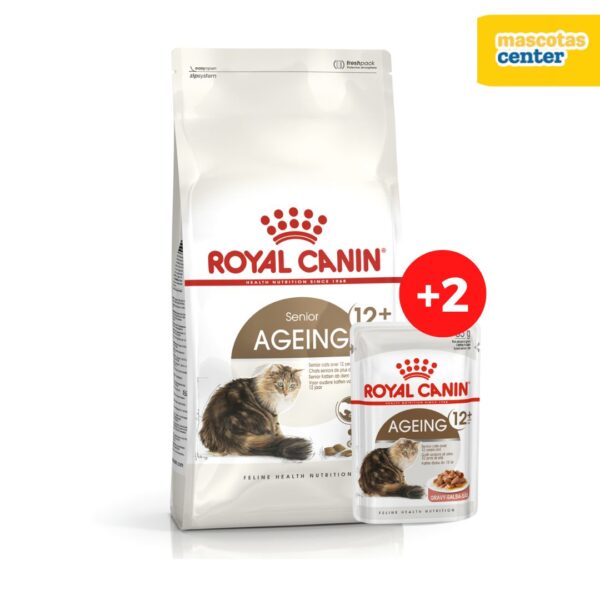 123 Royal Canin Cat Ageing +12 2Kg + 2 Pouch