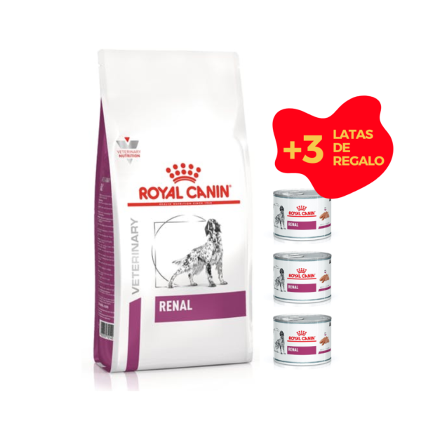 79 Royal Canin Renal Dog 10KG + 3 Latas Renal 200gr
