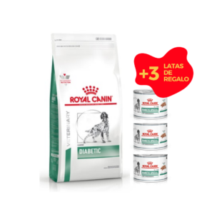 Royal Canin Diabetic Dog 10KG + 3 Latas Diabetic Special 200gr