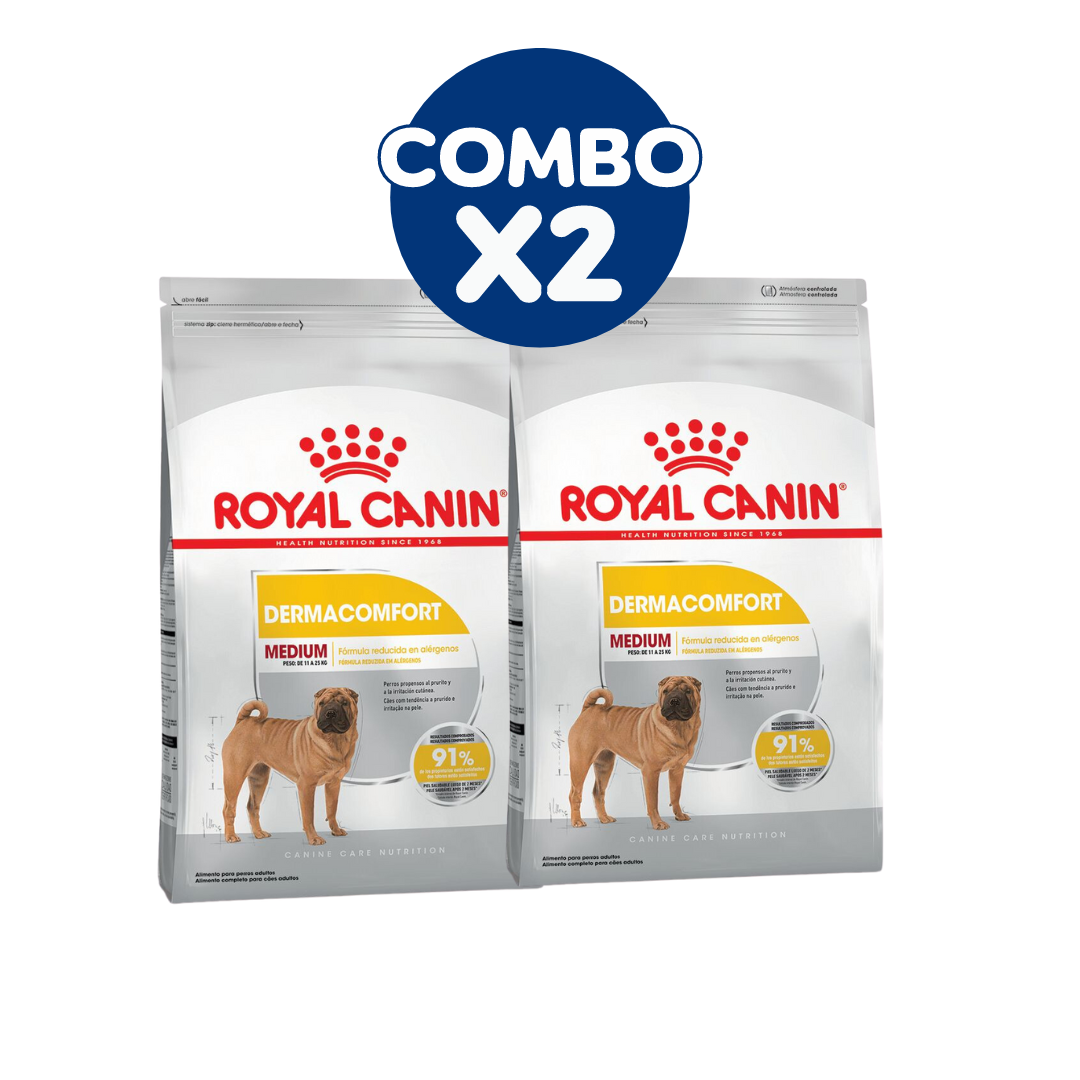 Royal Canin Medium Dermaconfort 3KG COMBO X2