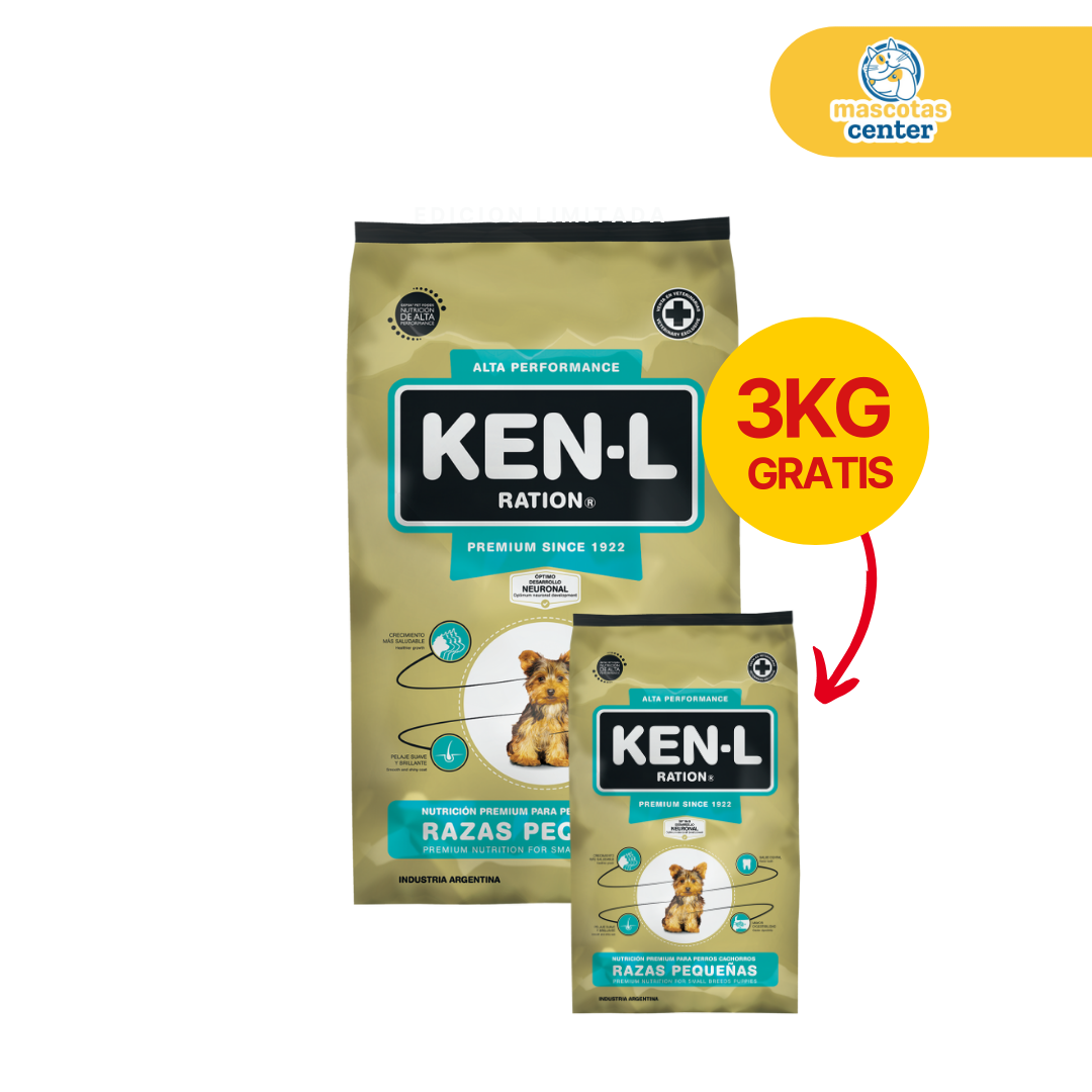 Ken-l Cachorros RAZA PEQUEÑA 7,5KG + 3KG